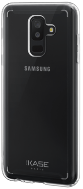 Carcasa híbrida invisible para Samsung Galaxy A6+ 2018, Transparente