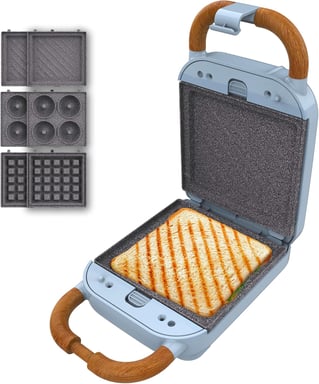 Machine à sandwich rétro 3-en-1 700?W Cecotec