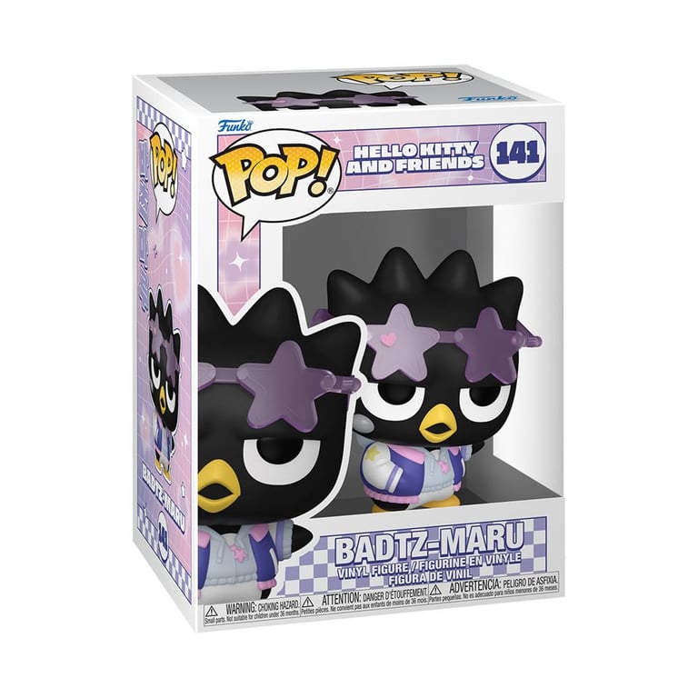 Figurine Funko Pop Sanrio Hello Kitty Badtz Maru K Pop - vue 3