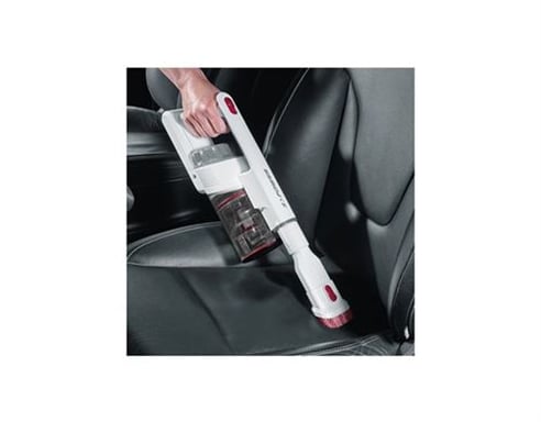 Severin HV 7152 aspiradora de pie y escoba eléctrica Aspiradora escoba Batería Secar Bolsa para el polvo 0,5 L 120 W Rojo, Blanco 2,2 Ah