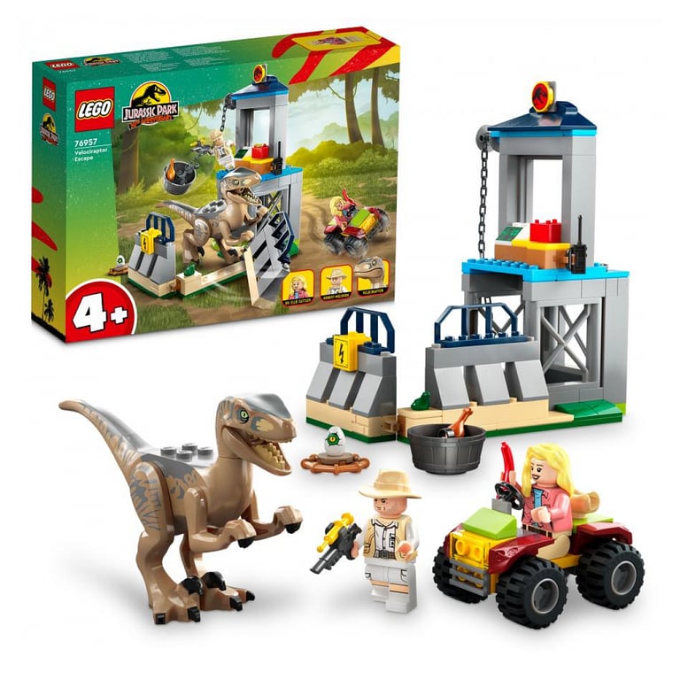 LEGO 'évasion du vélociraptor Jurassic World - vue 4