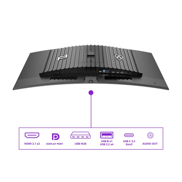 AOC Porsche PD34 écran plat de PC 86 4 cm 34 3440 x 1440 pixels Wide Quad HD QD OLED Neuf - vue 2