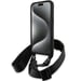 Étui BMW pour iPhone 15 Pro 6.1'' noir étui rigide M Edition Carbon Tricolor Lines & Strap