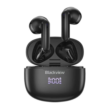 Blackview Airbuds 7 (Auriculares inalámbricos - Pantalla LED - Bluetooth 5.3) Negro