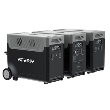 AFERIY P310 B – Batteria di espansione – 3840 Wh LiFePO? da aggiungere ad AFERIY P310, espandibile fino a 11 520 Wh,oltre 4000 cicli, porte USB-A/Type-C. Non può essere utilizzata da sola