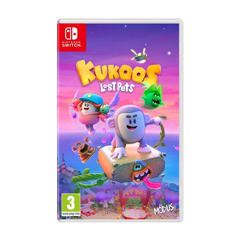 Kukoos Lost Pets Jeu Nintendo Switch Aventure 1 4 joueurs PEGI 3+