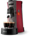 Philips Senseo Select ECO CSA240/20 - Macchina per cialde da caffè, con funzione memo in plastica riciclata, colore: Nero