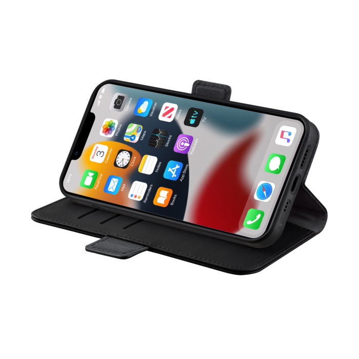 Etui & Coque robuste magnétique 2-en-1 pour Apple iPhone 13, Noir Onyx