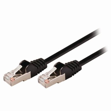 NEDIS Cable de red Cat 5e SF/UTP - RJ45 Macho - RJ45 Macho - 0,5 m - Negro