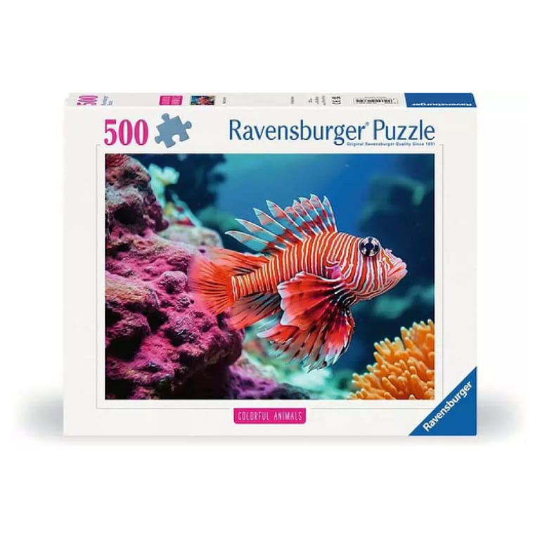 Puzzle 500 pièces : Poisson lion Ravensburger France - vue 2