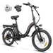 Vélo électrique SAMEBIKE CY20 FT - moteur 350W batterie 36V13AH  autonomie 35KM autonomie freins à disque mécaniques - Noir