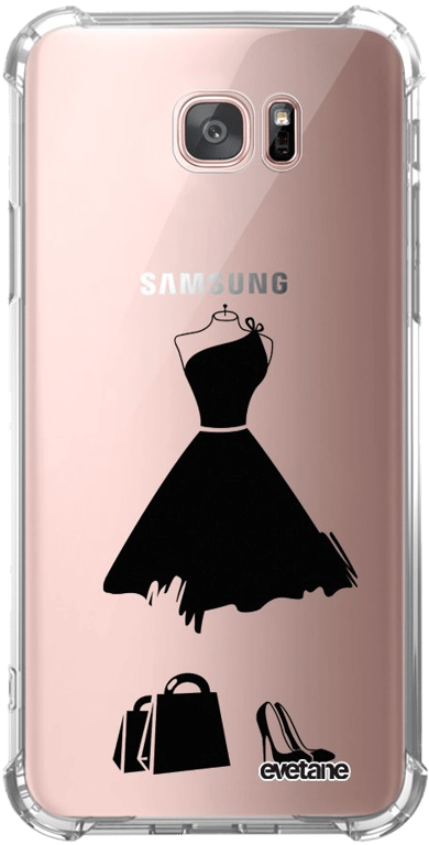 Evetane Coque Samsung Galaxy S7 Edge anti-choc souple angles renforcés transparente Motif My little