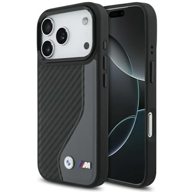 BMW M Carbon Logo Case MagSafe para iPhone 17 Pro antracyt