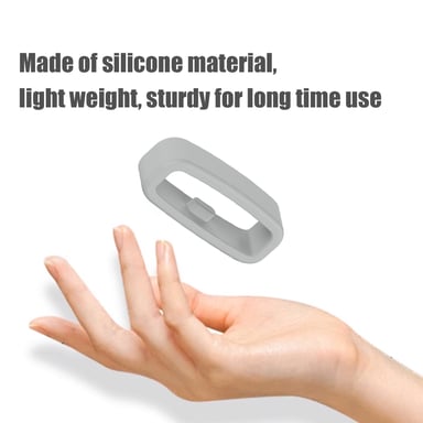 Boucle pour bracelets de montre de 20 mm de large, paquet de 10 Grey