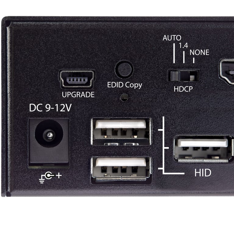 StarTech.com Commutateur KVM HDMI à 2 Ports Moniteur Unique 4K 60Hz Ultra HDR KVM de Bureau HDMI 2.0 avec Hub USB 3.0 5Gbps et 4x USB 2.0 HID Audio Commutation par Touches TAA... - vue 3