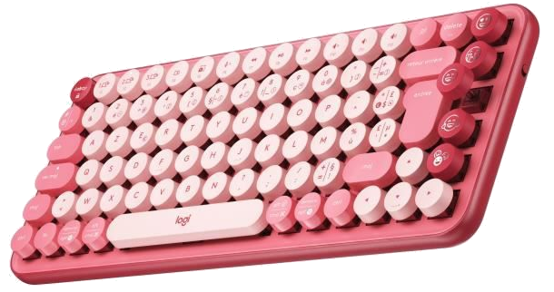 Clavier Sans Fil Logitech POP Keys Mécanique avec Touches Emoji Personnalisables, Bluetooth ou USB, 