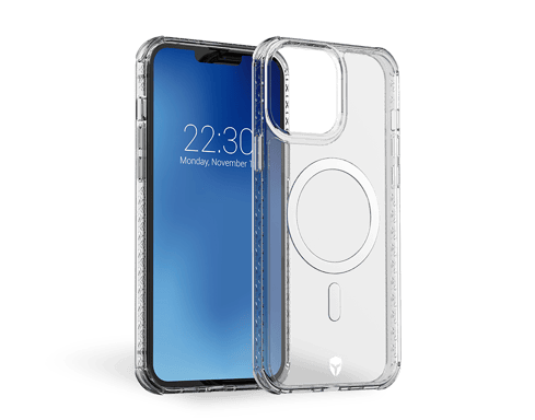 Coque Renforcée iPhone 13 Pro Max AIR Compatible MagSafe Garantie à vie Transparente Force Case