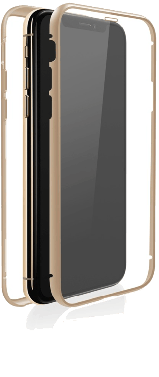 Coque de protection 360° Glass pour iPhone Xs Max, or