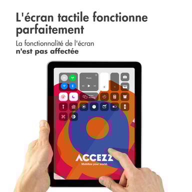 Accezz Protection d'écran en verre trempé avec applicateur pour Apple iPad Air 11 pouces (2025) M3 / (2024) M2