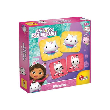 Jeu de mémoire LISCIANI Gabby's Dollhouse Memo Cartes assorties 3+ Noir