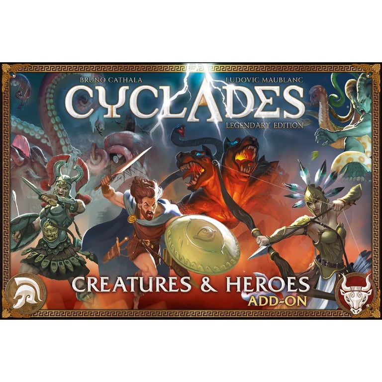Jeu De Stratégie Studio H Cyclades Creatures & Heroes – Extension Avec 15 Figurines Détailées - vue 2