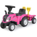 Trattore a Spinta New Holland T7 Rosa per Bambini
