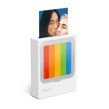 Stampante fotografica portatile Polaroid Hi-Print 3x3 Bianca Bluetooth 10 fogli