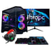 PC Gaming completo Nitropc Pack Silver - AMD Ryzen 5 5500, RTX 3050 6GB, RAM 16GB, M.2 1TB, Windows 11, WiFi - Monitor 24'' FullHD + accesorios