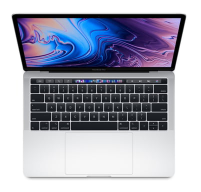 MacBook Pro Core i5 (2018) 13.3', 3.8 GHz 512 Go 8 Go Intel Iris Plus Graphics 655, Argent - QWERTY - Portugais