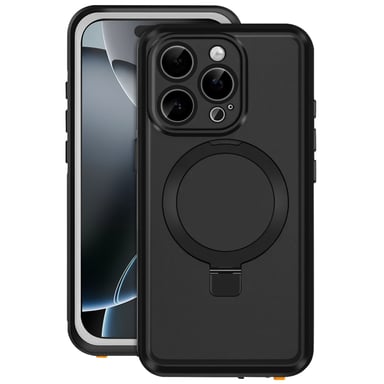 Coque pour iPhone 16 Pro MagSafe Intégrale Etanche IP68 Noir
