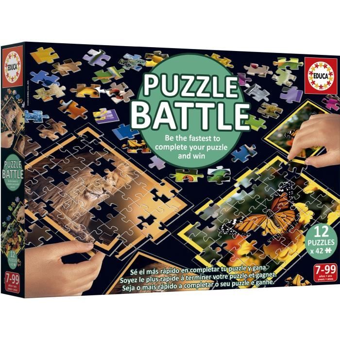 Educa Puzzle Bataille Natura. Une véritable Bataille de pièces | Soyez Le Premier à Terminer Votre Puzzle pour Devenir Le Gagnant. A partir de 20119 - vue 10