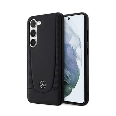 Cover per Galaxy S23 Plus in pelle dal design lussuoso e traforato