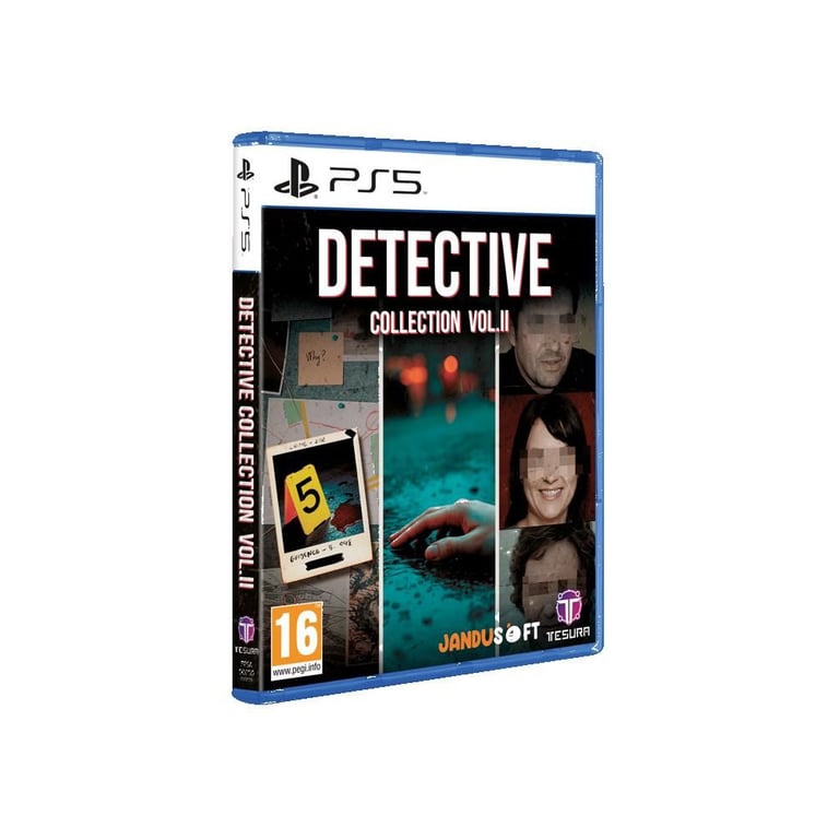 Detective Collection Vol. II Tesura Games PS5 3 jeux d'enquête solo Blu-ray édition européenne boîtier bleu - Neuf