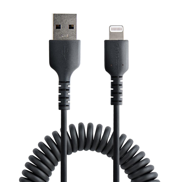 StarTech.com Câble Usb Vers Lightning Startech Rusb2alt1mbc Noir 1 M - vue 4