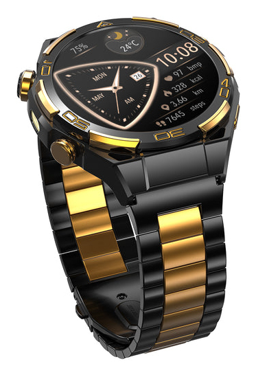 Blackview W90 Pro Montre connectée GPS avec écran AMOLED de 1 43 pouce lampe torche LED intégrée et idéale pour les sports de plein air. - vue 3
