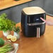 Cecotec 03214 friteuse Unique 5,5 L Autonome 1700 W Friteuse d'air chaud Noir, Acier
