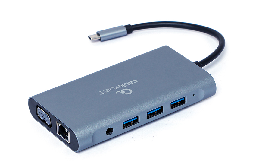 Gembird A CM COMBO7 01 station d'accueil USB 3.2 Gen 1 3.1 Gen 1 Type A Neuf - vue 2