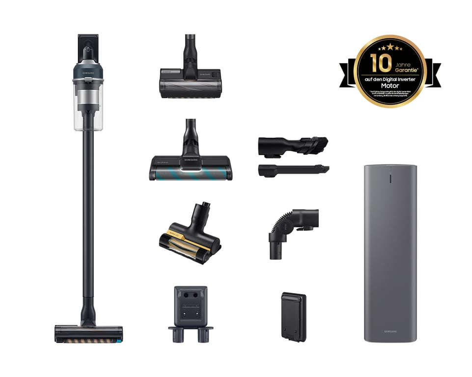 Samsung VS20C85G4PB Aspirateur balai 2 en 1 Batterie Sec Micro Sans sac Neuf