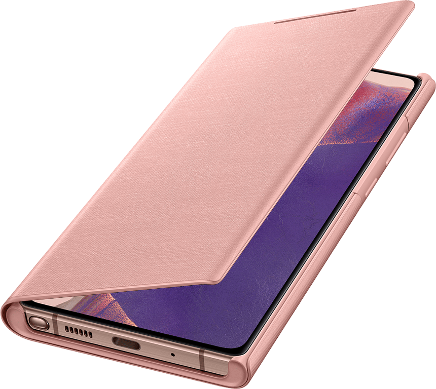 Cubierta LED View para Galaxy Note 20 rosa