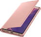 Samsung Funda para Galaxy Note20 Folio LED View Cover con tarjetero Rosa