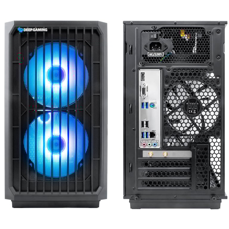 DeepGaming PC Gamer NÉMESIS AMD Ryzen 7 DDR5 Radeon .2 WiFi + Blueooth Windows 11 Pro Neuf - vue 3