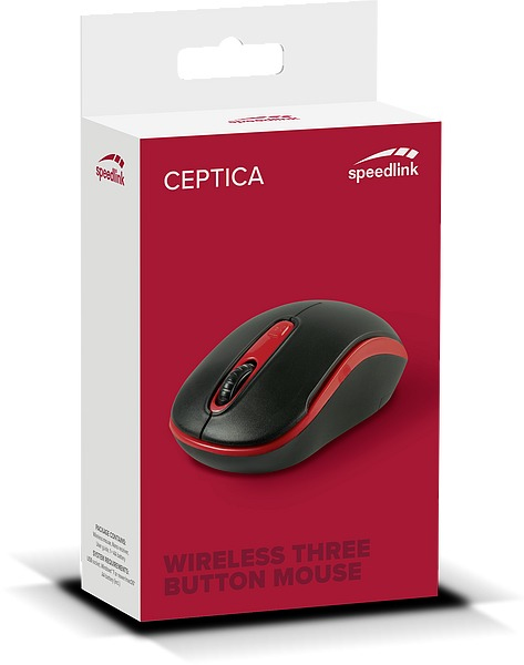 SPEEDLINK Ceptica Bureau Ambidextre RF sans fil Optique 1600 DPI Neuf - vue 3