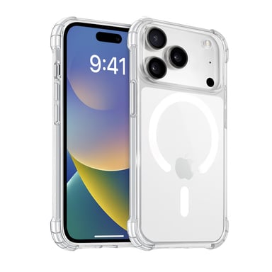 Custodia Magsafe per iPhone 17 Pro - Custodia rinforzata/resistente - 2m antigoccia - protezione trasparente