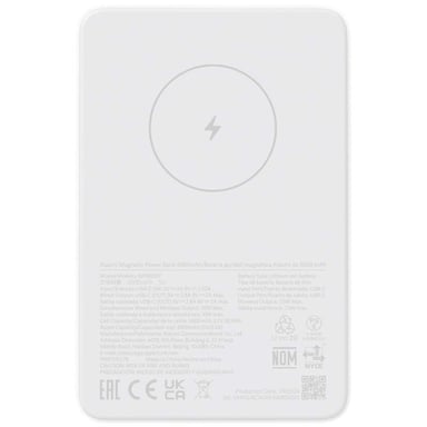 Batterie externe magnétique Xiaomi 5000 mAh - MagSafe - USB-C - Charge rapide 18 W