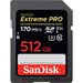 SanDisk Exrteme PRO 512 GB 512 Go SDXC UHS-I Classe 10