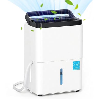 Déshumidificateur électrique-ROLINE- 12 L/jour-silencieux 38 dB-humidité réglable 40–70 %-3 modes-minuterie 24h-réservoir 2,5 L