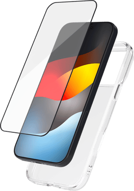 Pack 2 en 1 Coque iPhone 17 Pro Max Souple Transparente + Protège écran 2.5D + SmartFrame™ - Certifié GRS Bigben