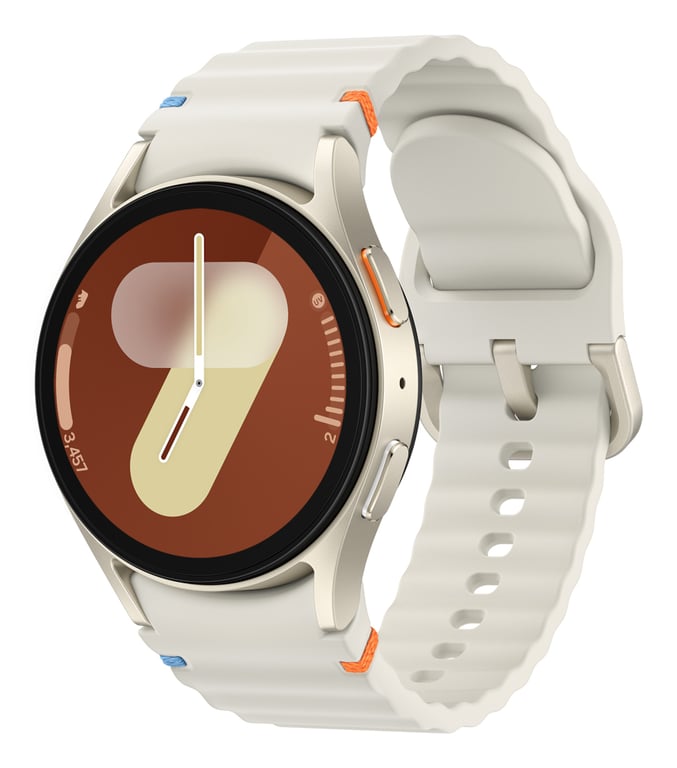 Samsung Galaxy Watch7 3,3 cm (1.3 ) AMOLED 40 mm Numérique 432 x 432 pixels Écran tactile 4G Crème Wifi GPS (satellite) - Neuf