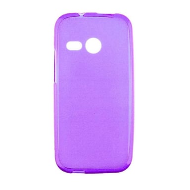 Coque silicone unie compatible Givré Violet HTC One Mini 2