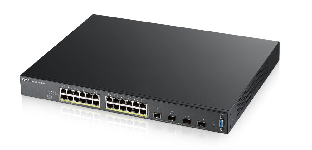 Zyxel XGS2210 28HP Géré L2 Gigabit Ethernet 101001000 Connexion Ethernet supportant 'alimentation via ce port PoE 1U Neuf